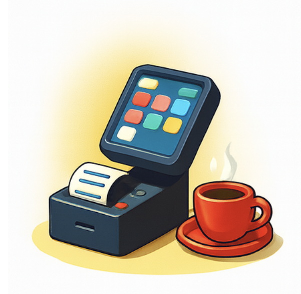 Cafe & Restaurant System illustration